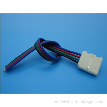 Rgb Color Led Strip Solderless Power Connector 